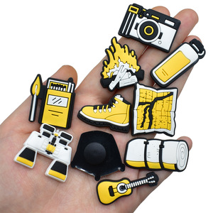 Fabricante gran oferta Camping serie zuecos zapatos encantos zapatos de playa Diy hebilla decorativa Pvc zapatos de goma suave Accesorios - Product Image 5