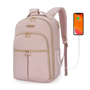 <span class=keywords><strong>Mochila</strong></span> para ordenador portátil con múltiples compartimentos para <span class=keywords><strong>mujer</strong></span>, bolso escolar ligero para libros, para chicas y estudiantes - Product Image 1