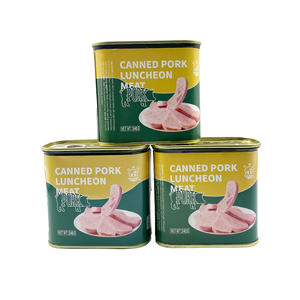 Carne de cerdo enlatada cuadrada al por mayor, 198g y 340g, conservas de sal, ingredientes de la más alta calidad - Product Image 3