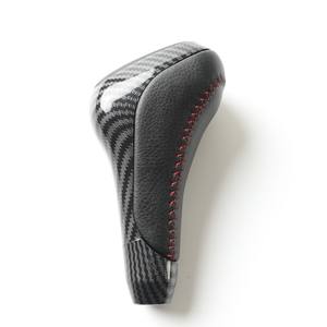 Pommeau de levier de vitesse pour Toyota 4Runner Tundra, en cuir avec surpiqûres rouges, design ergonomique - Product Image 5