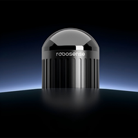 RoboSense Airy Digital Hemispherical LiDAR 360*90 FOV 60m Tahan Segala Cuaca 1.72M Pts/s Sensor Logam Portabel untuk Robotik