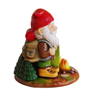 تمثال جنوم خزفي مصنوع يدويًا للديكور الخارجي، زينة حديقة ريفية، تصنيع حسب الطلب بالجملة - Product Image 3