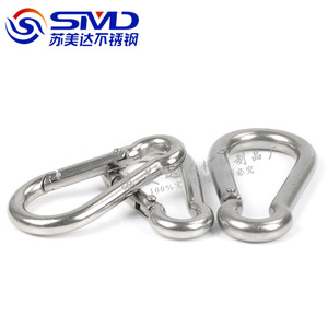 Mosquetón de Acero Inoxidable SMD 304 con Resorte, Gancho para Escalada, Sujetador para Equipo - Product Image 5