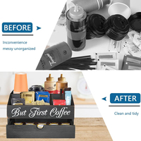 Usine Offres Spéciales Tassimo Panier Noir En Bois Bambou Café Keurig K Tasses En Bois Dosettes Capsules Boîte Titulaire pour Dolce Gusto