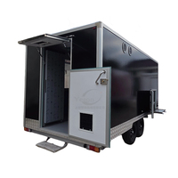 Vente de nourriture : Chariot mobile de doner et kebab, camion de restauration mobile avec remorque cuisine complète, café, à prix avantageux