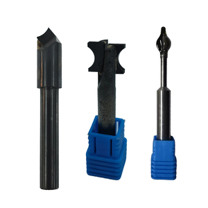 QIYE Máy Cắt Phay Kim Cương PCD Máy Cắt Tạo Hình PCD Dụng Cụ Cắt CNC Cho Nhôm Đồng - Product Image 3