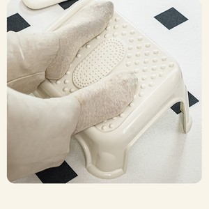 Thickened <b>Plastic</b> Foot <b>Stool</b> 39x29x10cm Multi-Purpose Bathroom Shoe Changing Rest Minimalist Design - Product Image 4