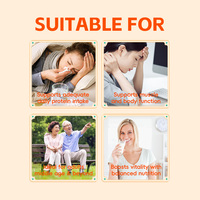 Proteína Natural en Polvo para Adultos, Aislado de Proteína de Soya Sin OMG, Mezcla de Proteínas Vegetales y de Suero, Personalizable OEM ODM