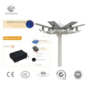 Q235スチール屋外照明ポール20m25m30m35mハイマストランプ空港照明用スチールポールサッカー照明ハイマスト