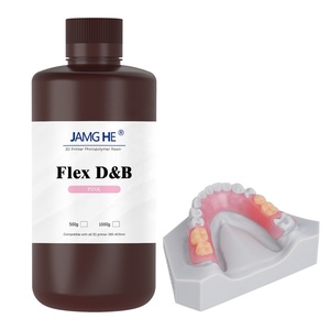 Resina per Modelli di Base per Protesi Dentarie JAMG HE Flex, con Eccellente Resilienza, Tenacità e Resistenza alla Fatica, Adatta per DLP LCD - Product Image 2