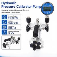 High Precision Portable Hydraulic Pressure Calibration Pump 0-70mpa Used Pressure Gauge Power Pressure Measuring Instrument