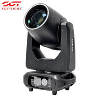 Projecteur à faisceau mobile Sharpy 295 avec lumière auxiliaire, lentille HD 128 mm, 13 couleurs, 14 gobos, effet frost linéaire, fonction stroboscopique pour l'équipement de théâtre