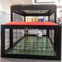 Moetry Subsoccer, football de table portable, léger, facile à assembler, jeu de football de table pour adultes et enfants, divertissement en intérieur