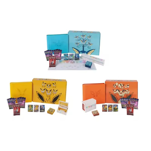 Hvatabox Coffret Cadeau Avancé Authentique Chinois Rareté Pokémon Eevee Eau, Feu et Tonnerre Cartes <span class=keywords><strong>Vmax</strong></span> Flash et Booster Box - Product Image 6