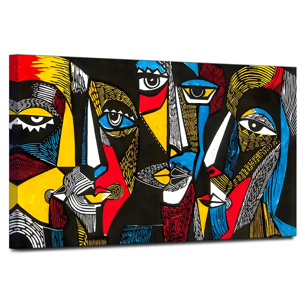 Picasso Abstrato Cubismo Art Poster Abstrato Africano Canvas Pinturas Na Parede Arte Pictures