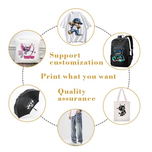 รับสกรีนเสื้อผ้าแบบขายส่ง สำหรับงานพิมพ์ DTF ลายพลาสติซอลแบบรีดร้อน ซักได้ สำหรับติดบนผ้า - Product Image 4