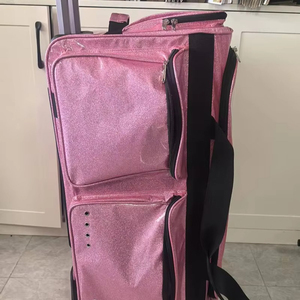 Muestra gratuita: Bolsa de viaje personalizada de gran capacidad de 28 pulgadas para trajes de ballet, perchero de ropa y maleta de baile - Product Image 3