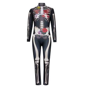 Disfraz de Esqueleto Divertido para Adultos, Mono con Estampado de Esqueleto para Halloween, Disfraz para Cosplay, Juego de Roles, Venta al por Mayor - Product Image 3