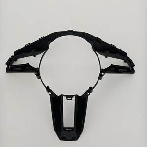 Cadre décoratif noir pour le volant de voiture de style GT avec effet de noircissement pour Macan Panamer Cayenne carrera 992419732 - Product Image 5