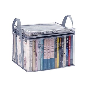 Bolsa transparente para almacenamiento de libros, organizador de escritorio impermeable plegable rectangular para sala de estar y oficina, CX1133 - Product Image 5