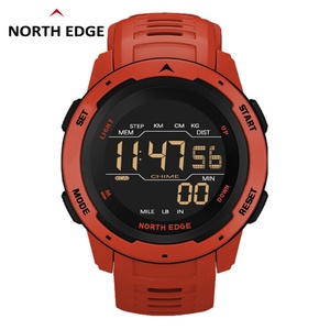 นาฬิกาสมาร์ทวอทช์ NORTH EDGE Mars สำหรับผู้ชาย พร้อมเข็มทิศ เครื่องวัดอุณหภูมิ แสดงเวลาโลก เครื่องนับก้าว เครื่องวัดความสูง เครื่องวัดความกดอากาศ รุ่น APACHE สำหรับวิ่ง - Product Image 1