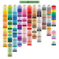 264 couleurs, perles à fusionner de 2,6 mm, pack de recharge 1000 pièces/sac, perles à repasser, série couleur complète, matériaux d'artisanat DIY pour kit de perles Perler