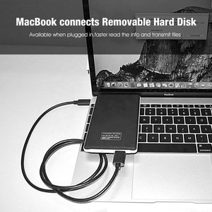 USB Type-c 3.1 USB 3.0 Micro B 10pin Câble rapide données Jusqu'à 5Gbps transfert pour Disque dur Samsung S6 <span class=keywords><strong>Chromebook</strong></span> Mac etc cahier - Product Image 3