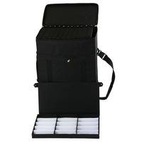 Valise à monture optique de haute qualité, 180 pièces, stock prêt, emballage portable, vitrine de lunettes, valise à monture optique