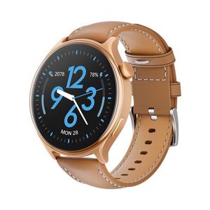 Starmax GTR2 Leather Women Men Smart Watch Thermometer Remote Control <b>Sleep</b> Heart Rate Tracker Chronograph TFT IP68 Waterproof - Product Image 6