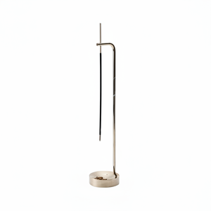 Porte-encens suspendu en laiton haut et fin, support vertical minimaliste pour bâtonnets d'agarbatti avec base ronde, brûleur d'arômes, accessoire de décoration intérieure - Product Image 1