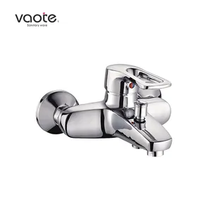 Durable Hot Sale Wall Mounted Single Handle Hot Cold Water Zinc Bath Mixer