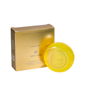 Gold Foil Handmade Essential Oil <b>Soap</b> 100g Moisturizing Cleansing For Face And Body - Product Image 3