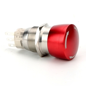 QIANNIAN Interrupteur d'arrêt d'urgence à bouton-poussoir tête de champignon 19 mm (QN19-J2) – Nouveauté - Product Image 4