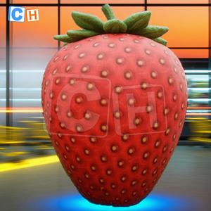 Ballon modèle de fraise gonflable géant CH pour la publicité d'événement décorations de ballon de fruits personnalisées gonflables - Product Image 1