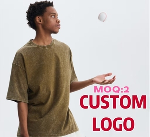 T-shirts Homme Style Urbain Personnalisables avec LOGO – Impression Numérique Haute Qualité, T-shirts Lourds pour Homme avec Lettres - Product Image 1