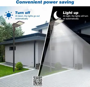 20 년 공장 모듈 led 가로등 야외 100w 10kv sosen/meanwell/lifid led 신발장 주차장 가로등 광전지