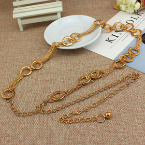 Ceintures à chaîne épaisse tendance pour femmes, fabrication OEM, <span class=keywords><strong>ceinture</strong></span> à chaîne en métal fantaisie - Product Image 6