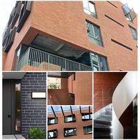 Pierre artificielle en polyuréthane, pierre PU, faux briques, décoration murale intérieure et extérieure, facile à installer, imperméable
