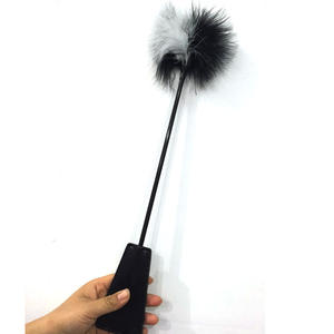 セックスアクセサリーセクシーフェザーティーザードリルハンドルカップルいちゃつくクリットティックラーホイップSMゲーム代替セックスグッズ - Product Image 1