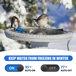 De-icer บ่ออุณหภูมิคงที่พร้อมฮีตเตอร์อาบน้ำนกใต้น้ำ - Product Image 4