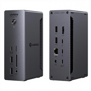 Station d'accueil UGREEN Thunderbolt 4 13-en-1 40 Gbps 2.5GbE Double écran 4K/8K Charge 90W Ports SD/TF 4.0 MacBook/<span class=keywords><strong>Surface</strong></span> <span class=keywords><strong>Pro</strong></span> - Product Image 1