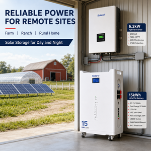 15kWh Stackable Battery System 51.2V 300Ah Hybrid <b>Grid</b> IP65 CAN Communication Home Solar Energy Storage 15.36kWh Energy Capacity - Product Image 3