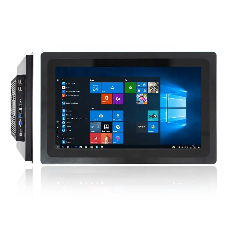 18.5 inch HMI Màn hình công nghiệp đa màn hình cảm ứng Bảng điều chỉnh PC Linux Android Windows với màn hình rộng