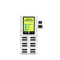 Stasiun Penyewaan Power Bank 8 Slot Layar Sentuh 10.1 inci 5000mAh 60W, Layanan Mandiri, Pindai & Sewa, Kios Pengisian Daya Ponsel