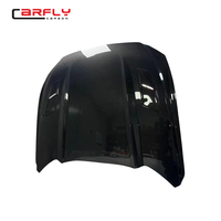 Capot en fibre de carbone pour Ford Mustang S550, revêtement transparent