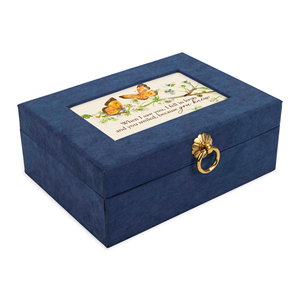 TD romantici Music Box meccanismo a manovella per regali di compleanno 'quando ti ho visto mi sono innamorato' - Product Image 1