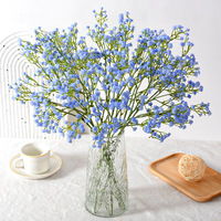 2025 étoiles décoration de mariage Ins vent main Bouquet réaliste artificiel bébé souffle fleur colle douce sensation Simulation fleurs