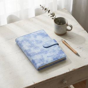 Carnet de notes vintage en cuir A5 avec reliure à 6 anneaux pour l'écriture, les voyages, les cadeaux, logo personnalisé, OEM/ODM, vente en gros - Product Image 3