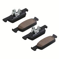 Kit de plaquettes de frein MASUMA MS-E0230, formule à faible teneur en métal, ensemble complet, approvisionnement en vrac pour RENAULT