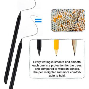 Crayon éternel effaçable sans encre, personnalisé avec logo métallique, cadeau d'entreprise pour les activités commerciales - Product Image 6